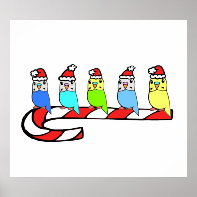 Budgies - jul poster (Framsidan)