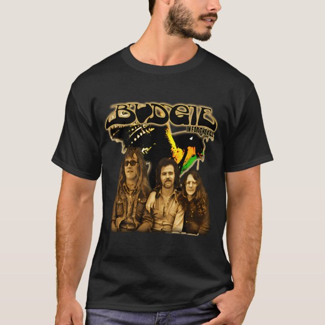 Budgies Rock Band T Shirt (Framsida)