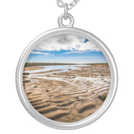 Budir Beach, Island Silverpläterat Halsband