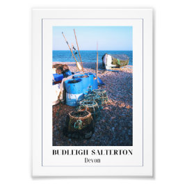 Budleigh Salterton, Devon, England Fototryck