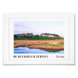 Budleigh Salterton, Devon, England Fototryck