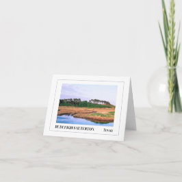 Budleigh Salterton, Devon, England Kort