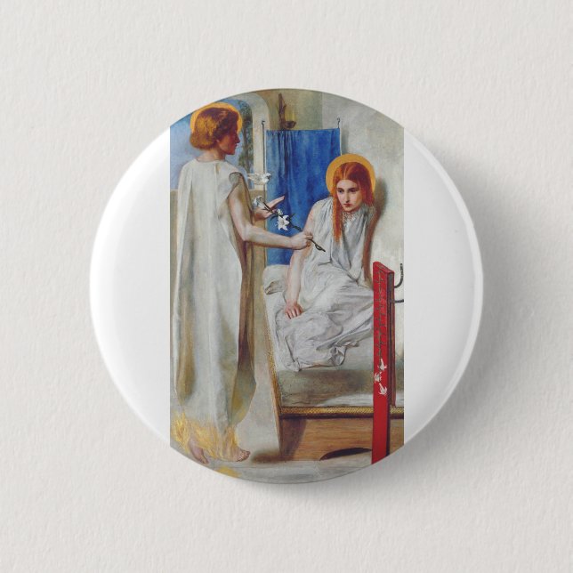 Budskapet av Dante Gabriel Rossetti Knapp (Framsida)