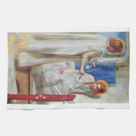 Budskapet av Dante Gabriel Rossetti Kökshandduk