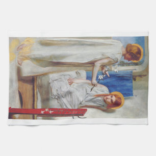 Budskapet av Dante Gabriel Rossetti Kökshandduk