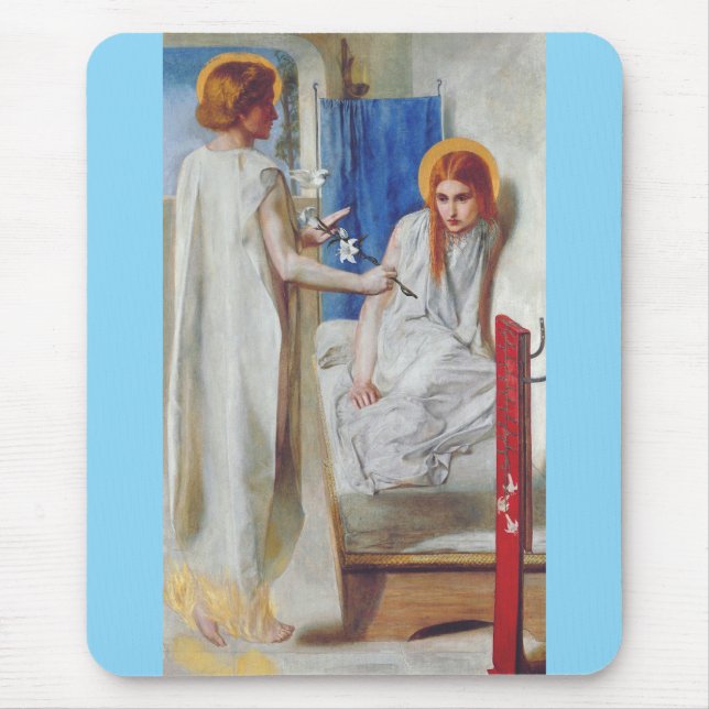 Budskapet av Dante Gabriel Rossetti Musmatta (Framsidan)