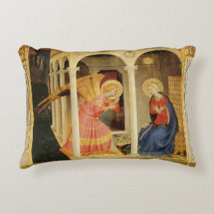 Budskapet av Fra Angelico, renässansens finkonst Prydnadskudde
