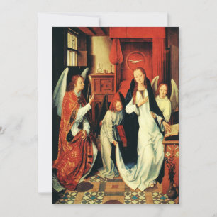 Budskapet till jungfru Maria av Hans Memling Inbjudningar