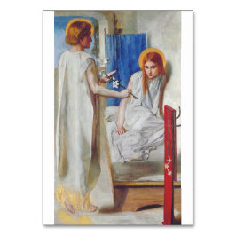 Budskapet till Jungfrun av Dante Gabriel Rossetti Bordsnummer