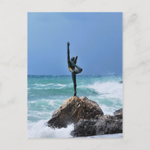 Budva ballerina Postcard Vykort