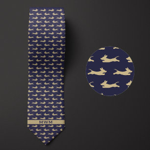 Bue and Guld Running Dachshund Slips