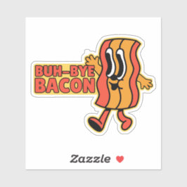 BUE BYE BACON CUTE ANIME BACON PUN KLISTERMÄRKEN