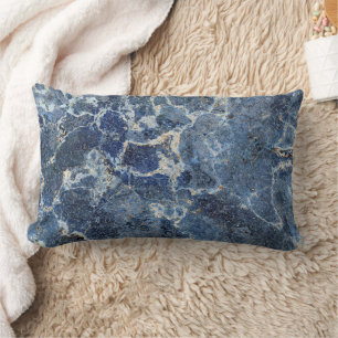 Bue Grått Black Marble & Beige Veins Lumbarkudde