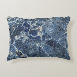 Bue Grått Black Marble & Beige Veins Prydnadskudde