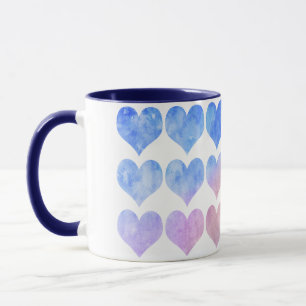 Bue Heart Mugg