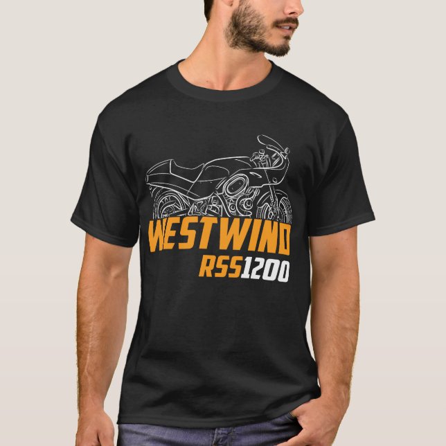 Buell RSS1200 Westwind 1991-1992 T Shirt (Framsida)