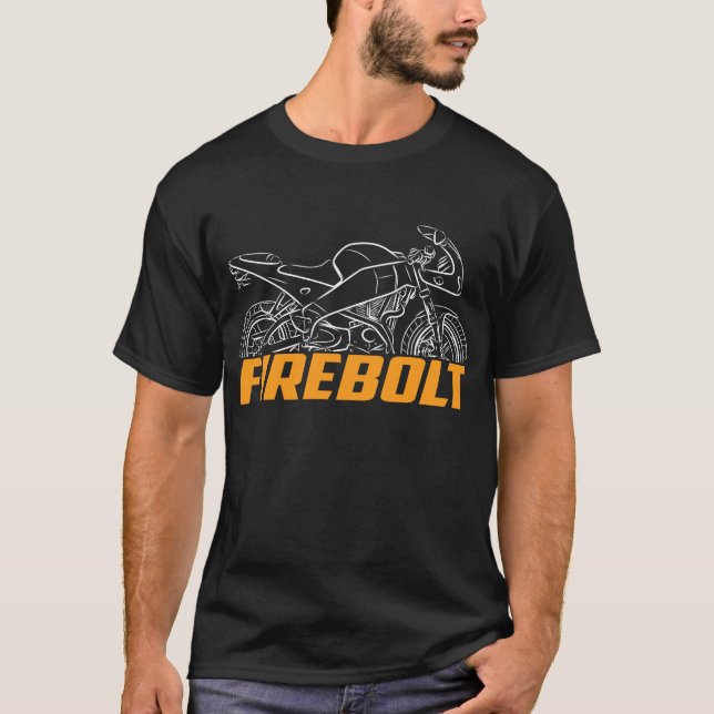 Buell XB9R Firebolt 2003-2007 T Shirt (Framsida)