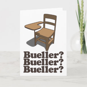 Bueller? Bueller? Bueller? Kort