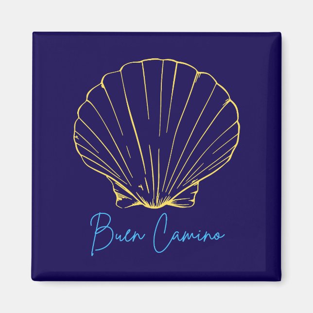 Buen Camino - Camino de Santiago magnet (Framsidan)