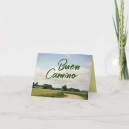 Buen Camino de Santiago Card Saint James Way Kort