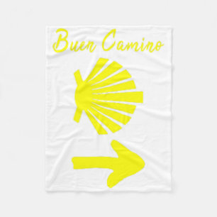 Buen Camino De Santiago De Compostela S:t Jakobsle Fleecefilt