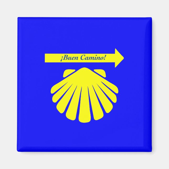 Buen Camino Fridge Magnet (Framsidan)