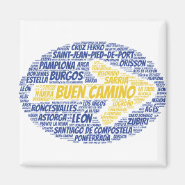 Buen Camino Ord Art Magnet