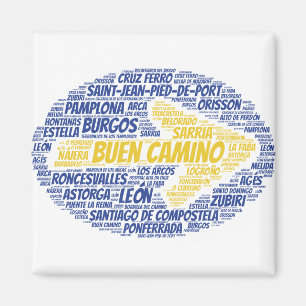Buen Camino Ord Art Magnet