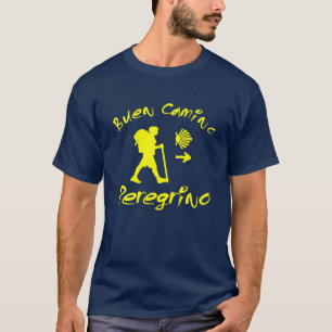 Buen Camino Peregrino Pilgrim Camino De Santiago T Shirt
