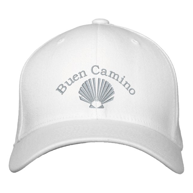 Buen Camino-pilgrimer Broderad Keps (Framsida)