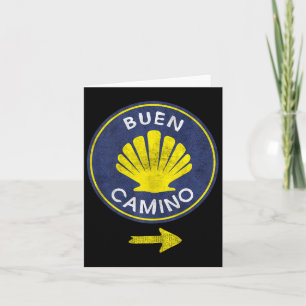 Buen Camino Snäcka El Camino De Santiago De Compos Kort