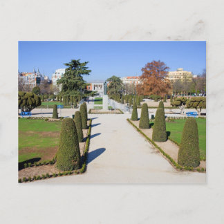 Buen Retiro Park i Madrid Vykort