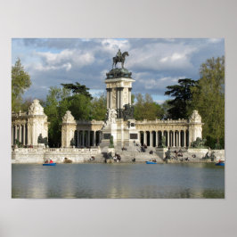 Buen Retiro Park, Madrid, Spanien Poster