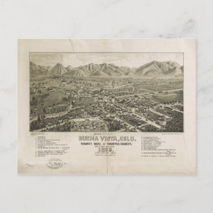 Buena Vista, Colorado (1882) Vykort