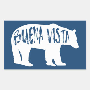Buena Vista Colorado Bear Rektangulärt Klistermärke