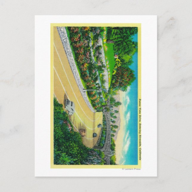 Buena Vista Drive, Entering Riverside Vykort (Framsida)