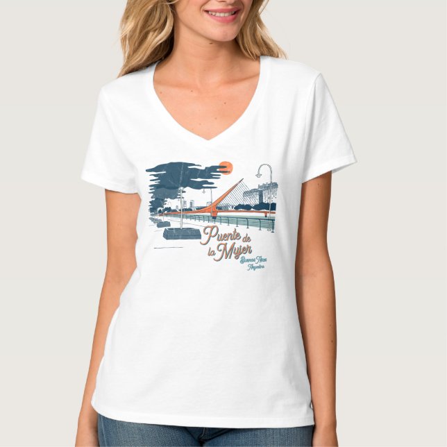 Buenos Aires, Argentina Architecture travel city T Shirt (Framsida)