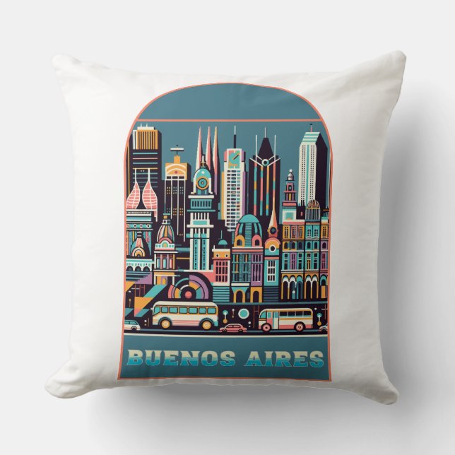 Buenos Aires Argentina Kudde (Framsida)