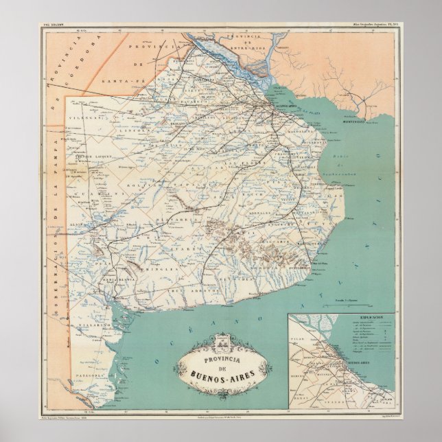 Buenos Aires, Argentina Poster (Framsidan)