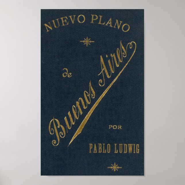 Buenos Aires Argentina Poster (Framsidan)