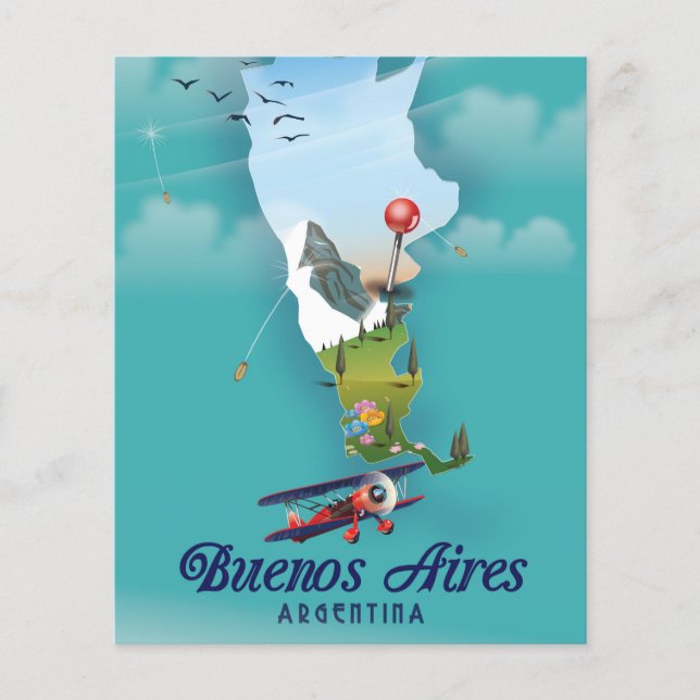 Buenos Aires, Argentina resebroschyr (Framsida)