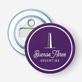 Buenos Aires Argentina Retro Elegant Enkel Flasköppnare