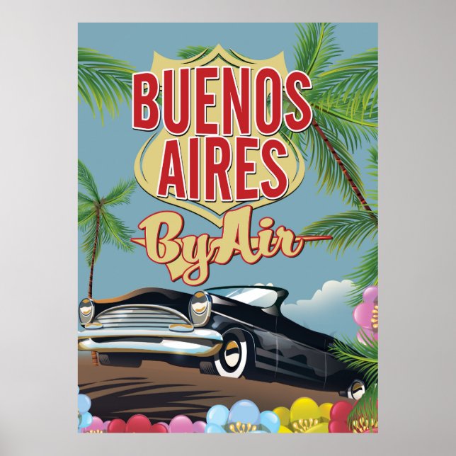 Buenos Aires, Argentina semesteresaffisch Poster (Framsidan)