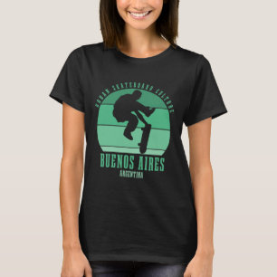 Buenos Aires Argentina Skateboardare Urna Skateboa T Shirt