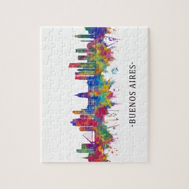 Buenos Aires Argentina Skyline Pussel (Vertikal)