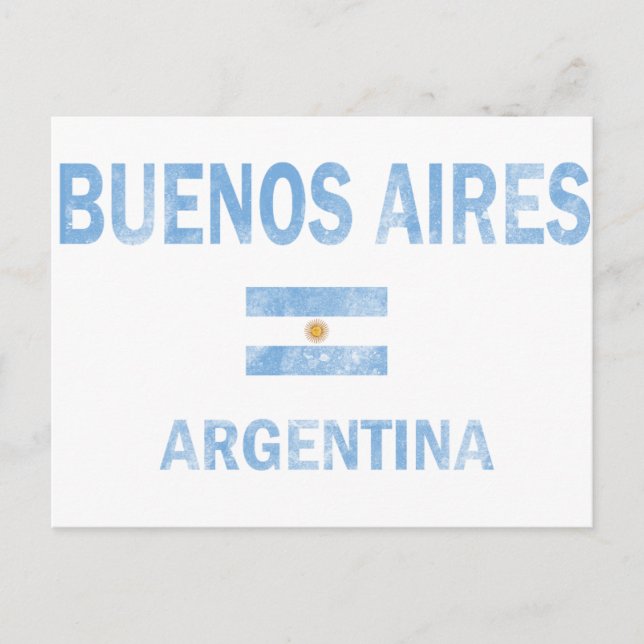 Buenos Aires Argentinas design Vykort (Framsida)