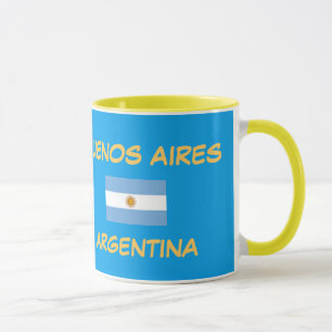 Buenos Aires Argentinas Vapensköld Mugg