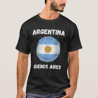 Buenos Aires Argentinas Vintage Sport Argentine Fl T Shirt