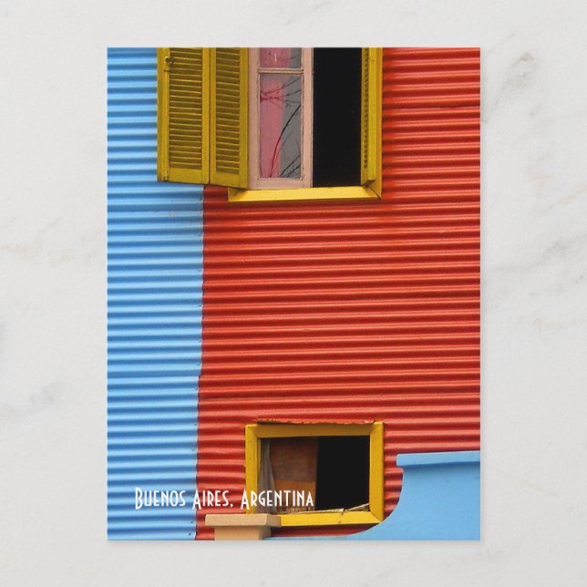 Buenos Aires Argentinas vykort (Framsida)