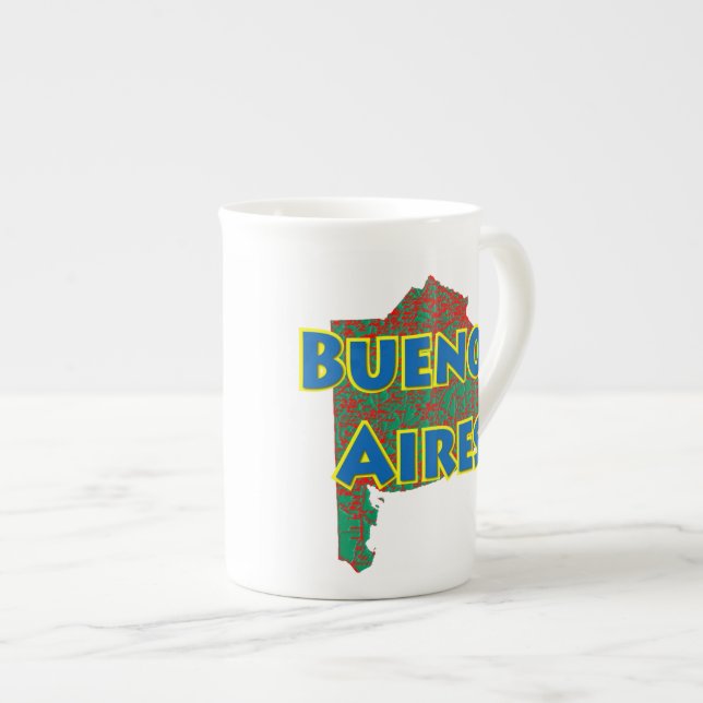 Buenos Aires Benporslin Mugg (Framsida höger)